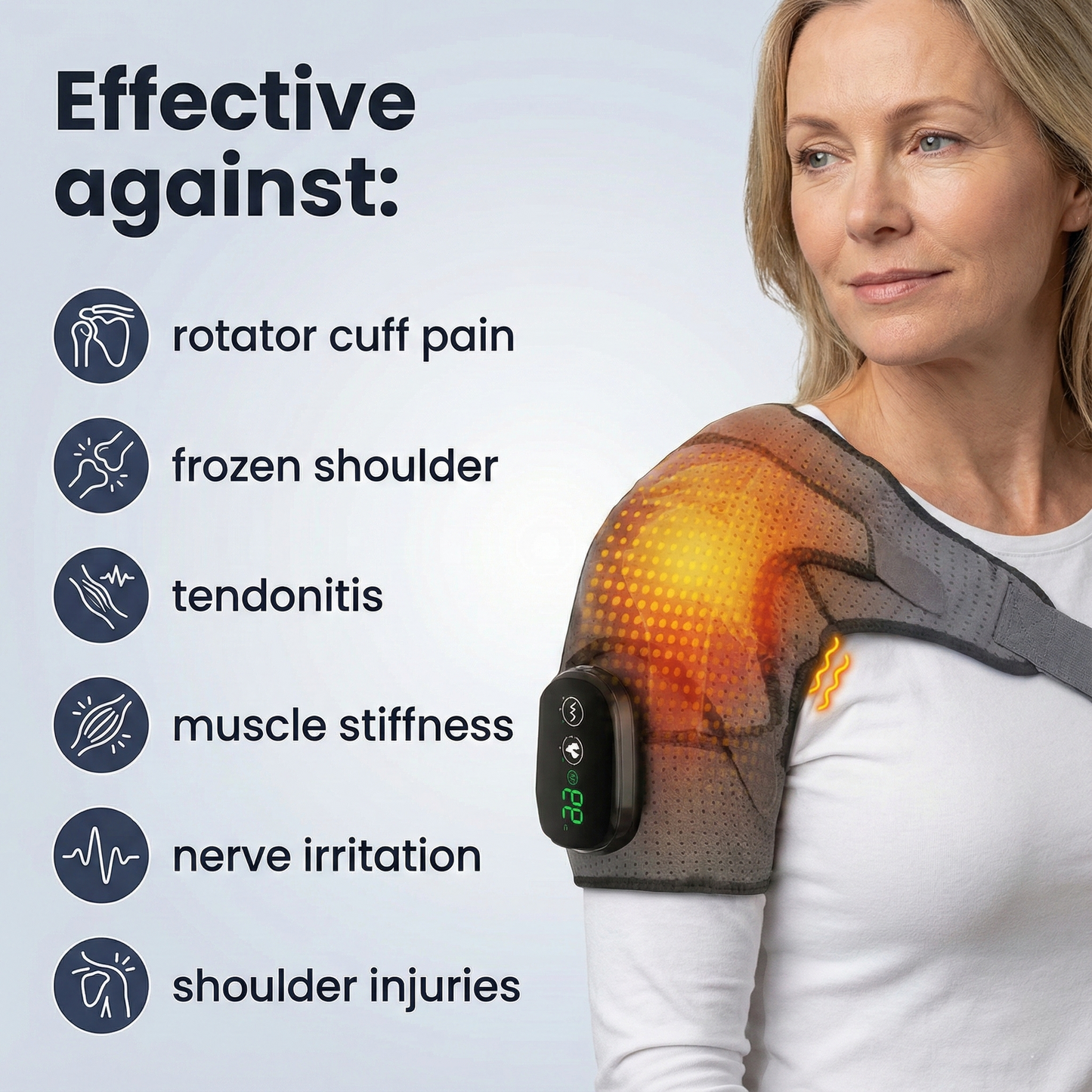 Electric Heated Shoulder Massager